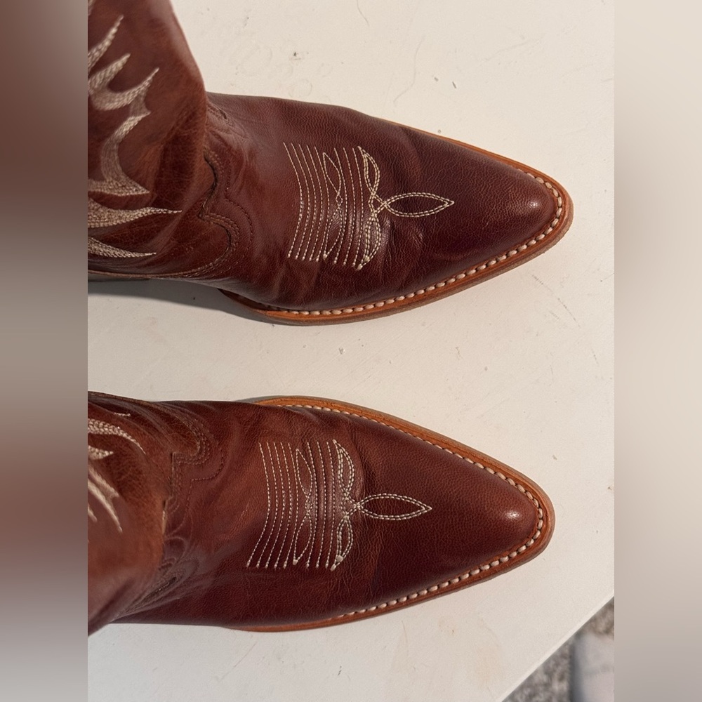 IDYLLWIND WOMEN'S CHARMED LIFE WESTERN BOOTS - ROUND TOE Brown Western Leather - Picture 8 of 11